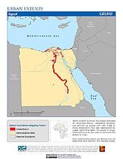 Map: Urban Extents: Egypt