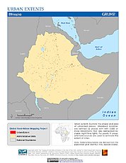 Map: Urban Extents: Ethiopia