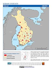 Map: Urban Extents: Finland