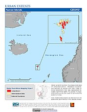 Map: Urban Extents: Faeroe Islands