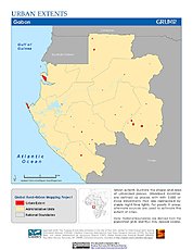 Map: Urban Extents: Gabon