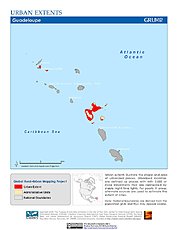 Map: Urban Extents: Guadeloupe
