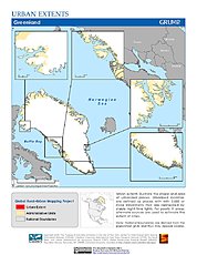 Map: Urban Extents: Greenland