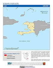 Map: Urban Extents: Haiti
