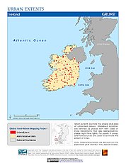 Map: Urban Extents: Ireland