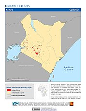 Map: Urban Extents: Kenya