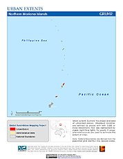 Map: Urban Extents: Northern Mariana Islands