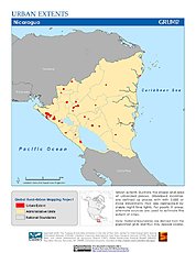 Map: Urban Extents: Nicaragua