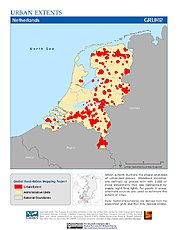Map: Urban Extents: Netherlands