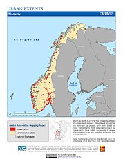Map: Urban Extents: Norway