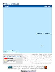 Map: Urban Extents: Pitcairn