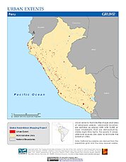 Map: Urban Extents: Peru