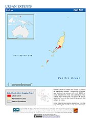 Map: Urban Extents: Palau