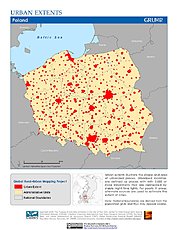 Map: Urban Extents: Poland