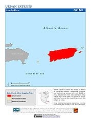 Map: Urban Extents: Puerto Rico
