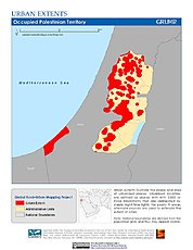 Map: Urban Extents: Occupied Palestinian Territory