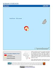 Map: Urban Extents: Réunion