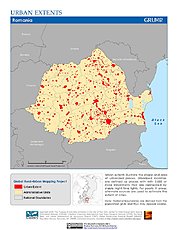 Map: Urban Extents: Romania