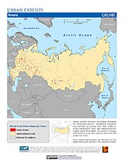 Map: Urban Extents: Russia