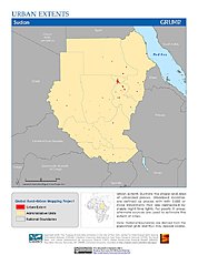 Map: Urban Extents: Sudan