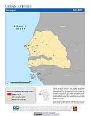 Map: Urban Extents: Senegal