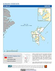 Map: Urban Extents: Svalbard