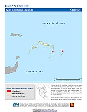 Map: Urban Extents: Turks & Caicos Islands