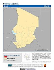 Map: Urban Extents: Chad