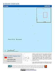 Map: Urban Extents: Tuvalu
