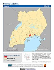 Map: Urban Extents: Uganda