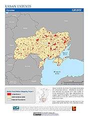 Map: Urban Extents: Ukraine