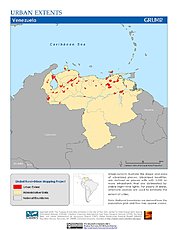 Map: Urban Extents: Venezuela