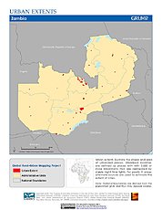 Map: Urban Extents: Zambia