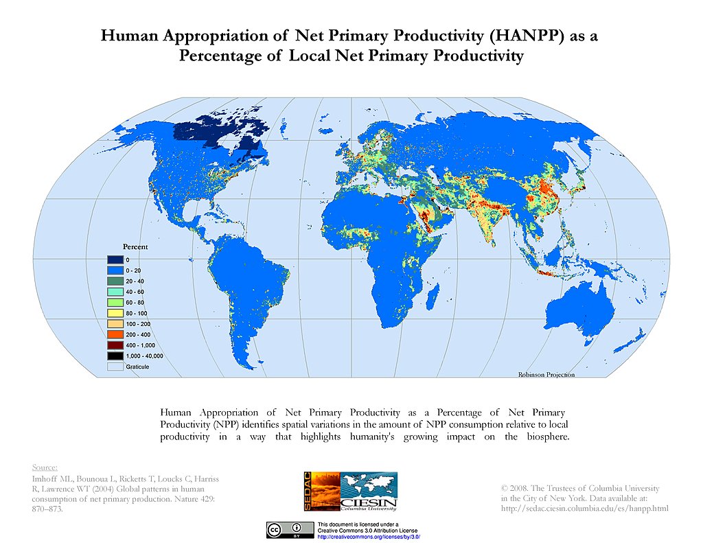 Net primary production