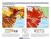 Map: Population & Land Area Estimates (2010): Ho Chi Minh, Vietnam