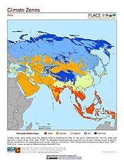 Map: Climate Zones: Asia