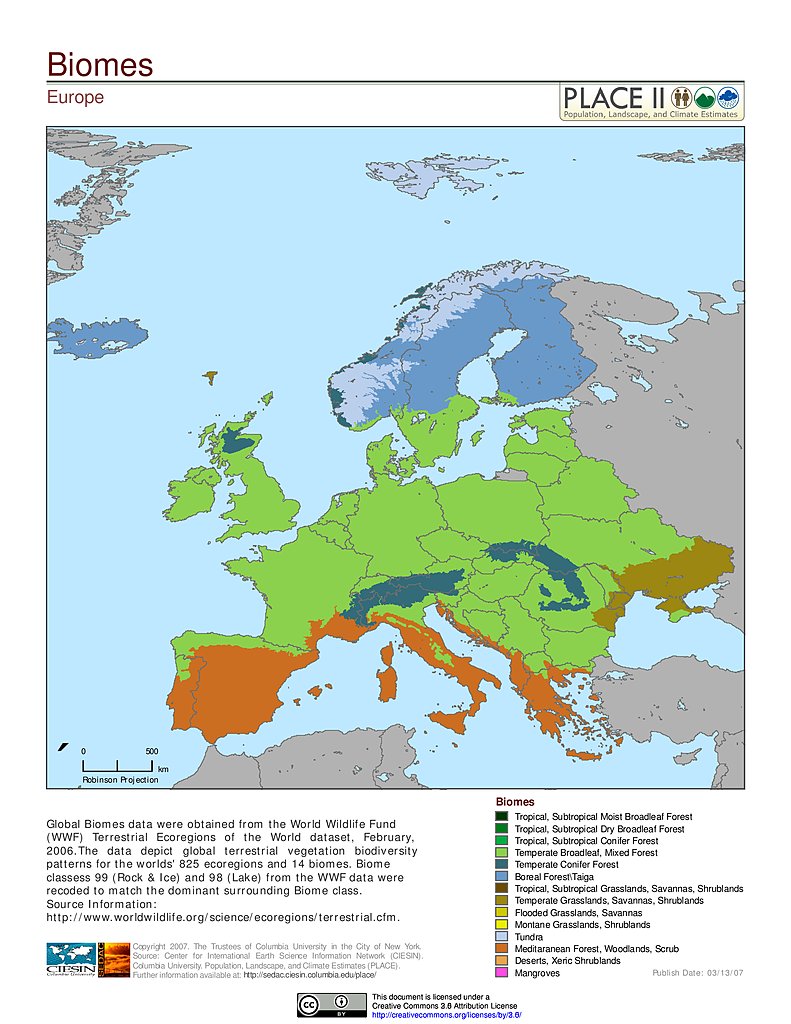 Climate Map Of Europe