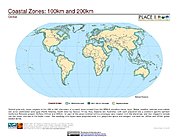 Map: 100 km & 200 km Coastal Zones