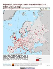 Map: Urban Extents: Europe