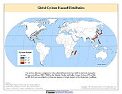 Map: Cyclone Hazard Frequency & Distribution