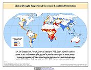 Map: Drought Proportional Economic Loss Risk Deciles
