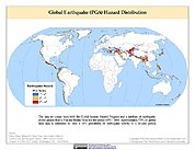 Map: Earthquake Hazard Distribution - PGA