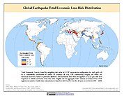 Map: Earthquake Total Economic Loss Risk Deciles