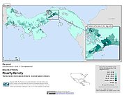 Map: Poverty Density, ADM3: Panama