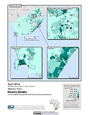 Map: Poverty Density, ADM3: South Africa