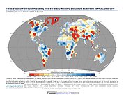 Map: GRACE Freshwater Availability Trends (2002-2016)