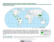 Map: Amphibian Richness - Vulnerable, 2015