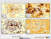 Map: Demographic & Socioeconomic Characteristics (2000): Minneapolis, MN