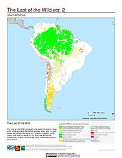 Map: Last of the Wild, v2: South America
