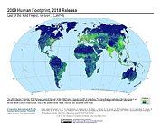 Map: Human Footprint (2009)